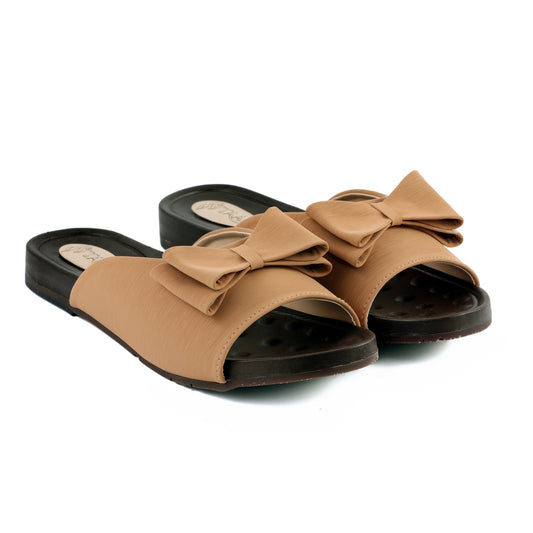 Novella Beige women's medicated slippers