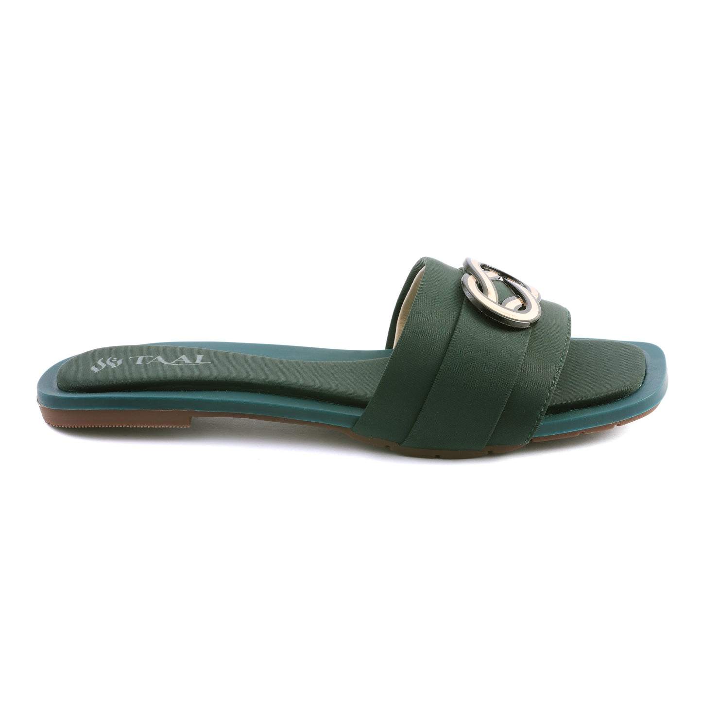 Octo Green Women flat slipper