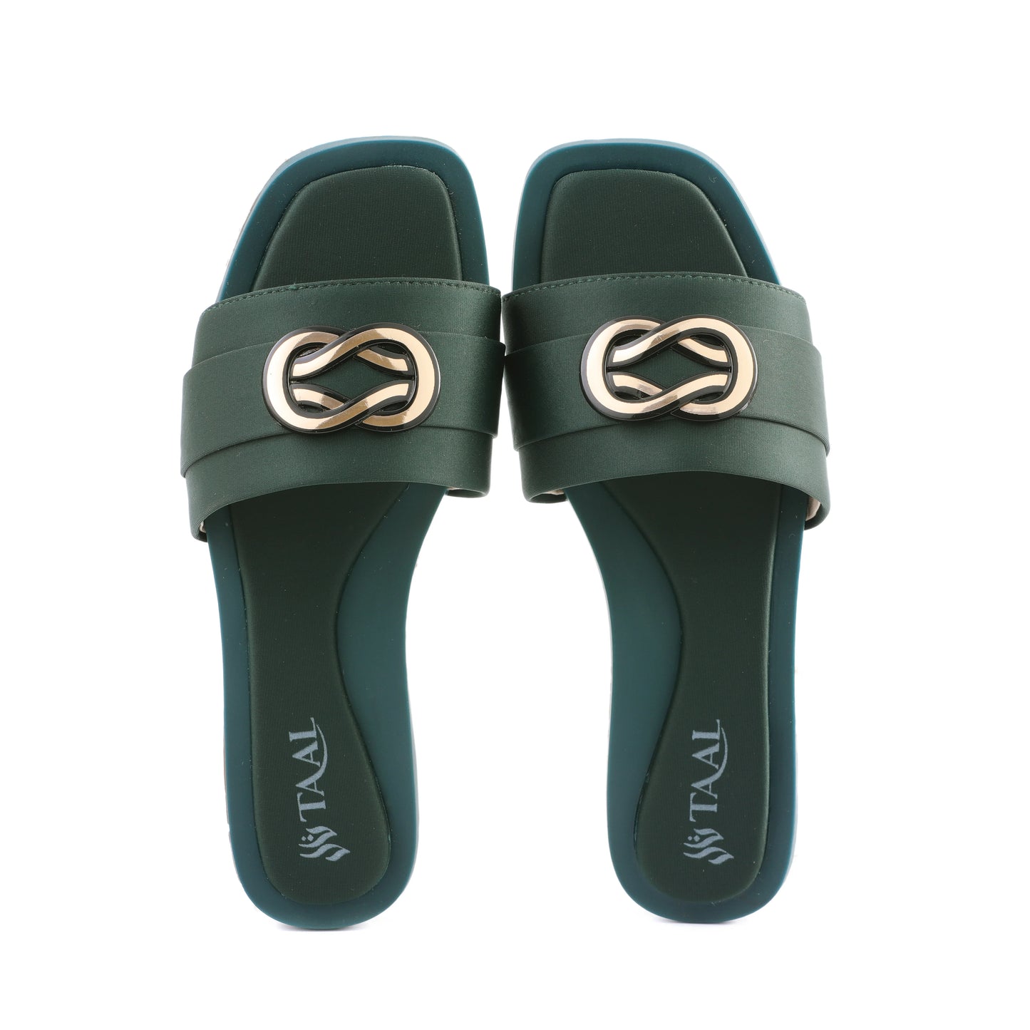 Octo Green Women flat slipper