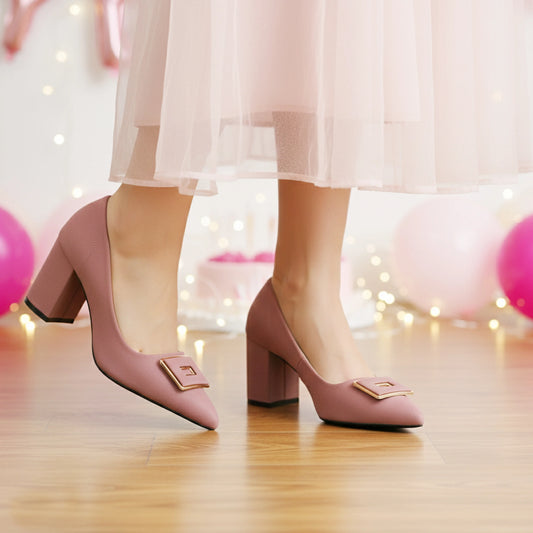 Onic Tea-Pink women court shoes
