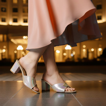 Opalia Golden Women heels