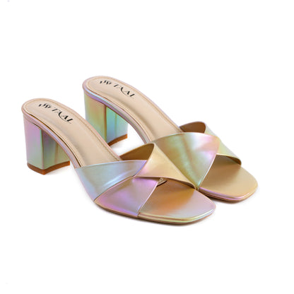 Opalia Golden Women heels