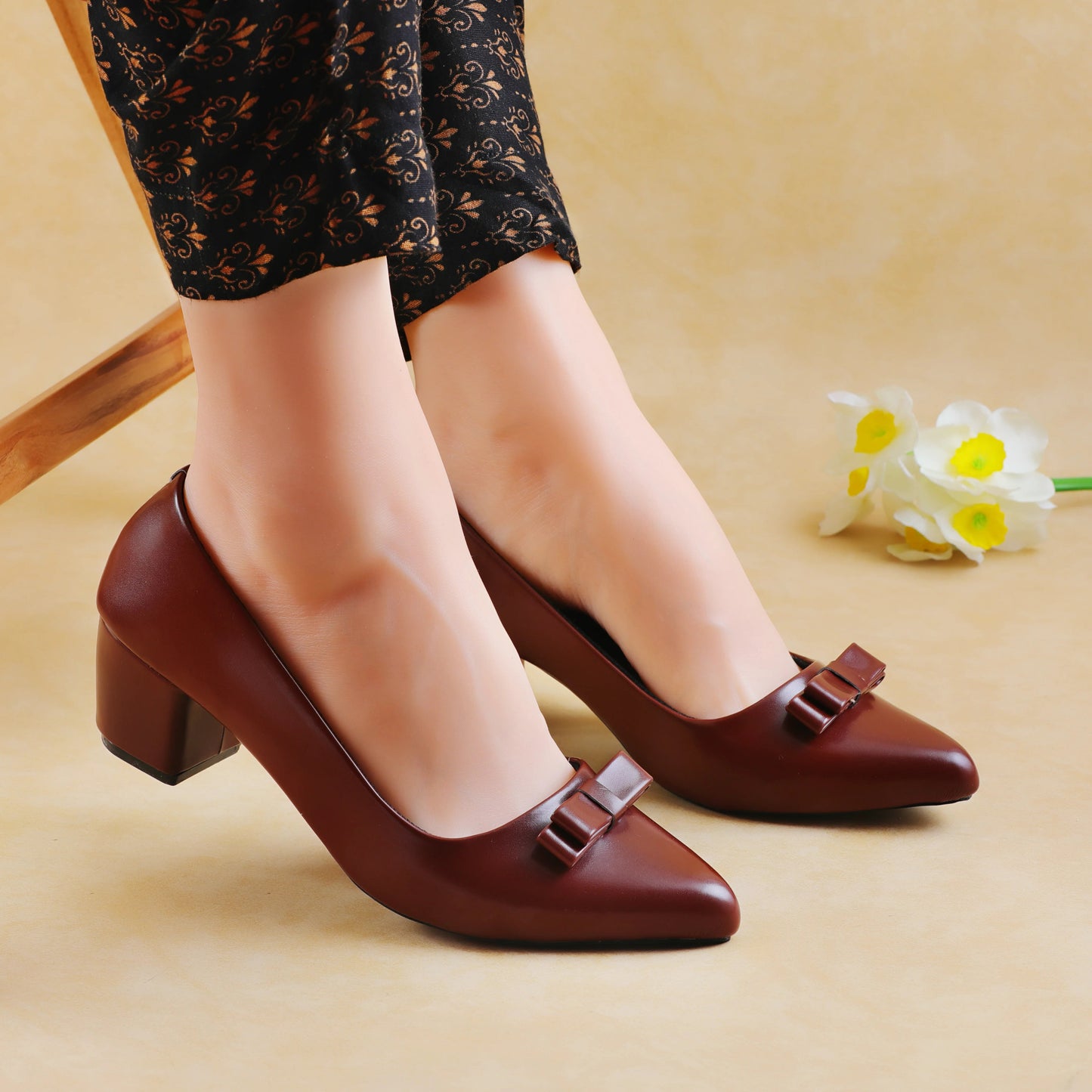 Opole Heeled Pumps Brown