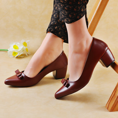 Opole Heeled Pumps Brown