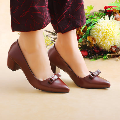 Opole Heeled Pumps Brown
