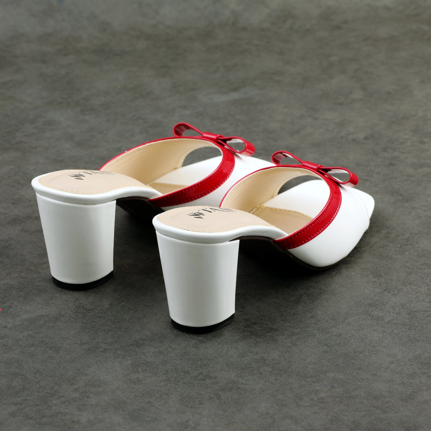 Petro White women heels
