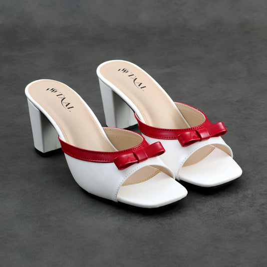 Petro White women heels
