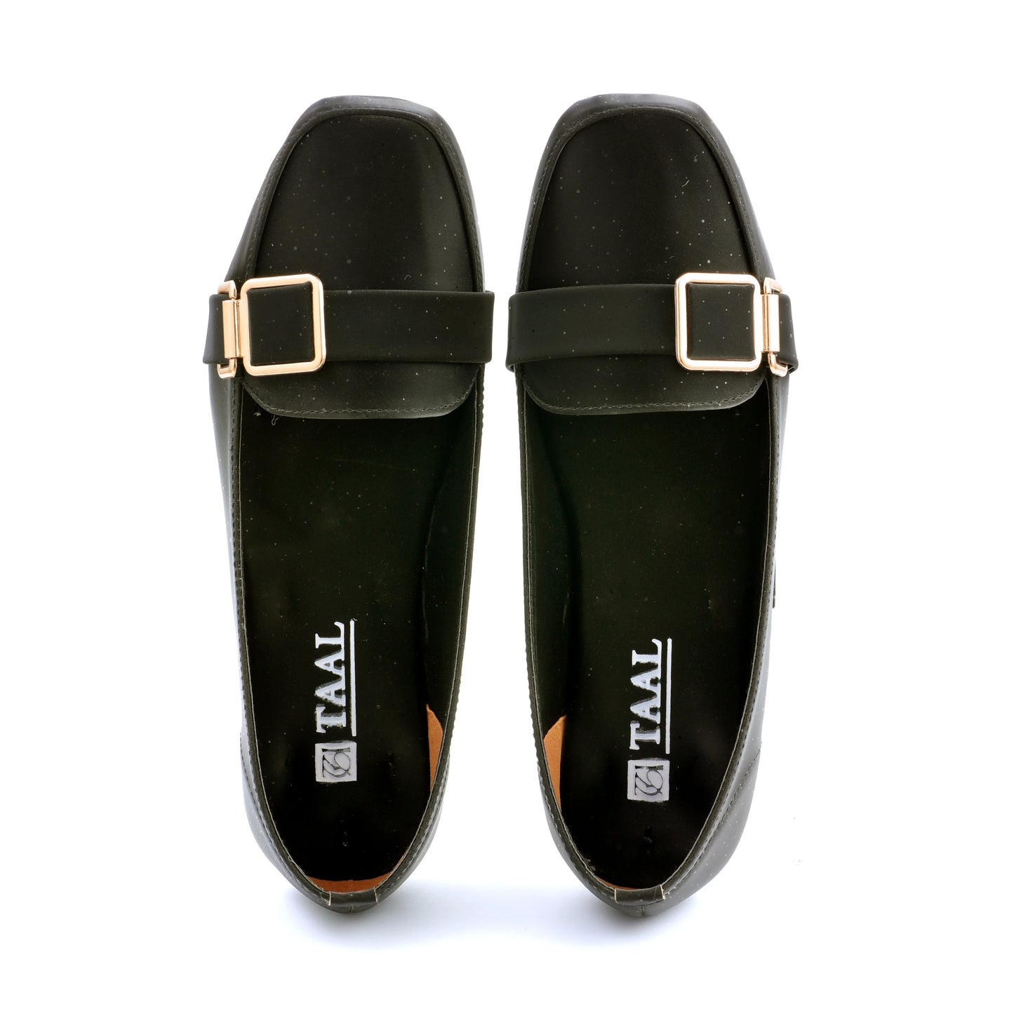 Rosy Black Women Flat Pumps