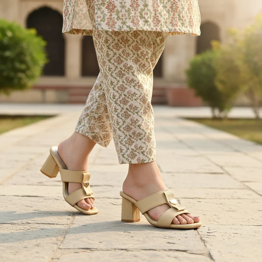 Rumi Beige women heel