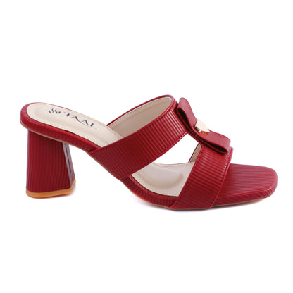 Rumi Maroon women heel
