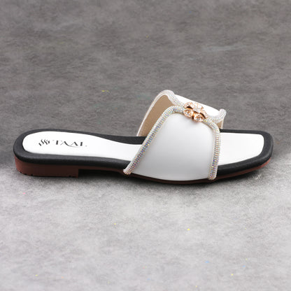 Sephora White women slippers