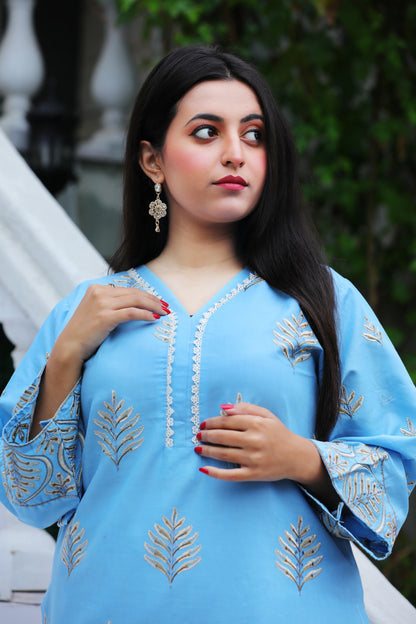 Albina Sky Embroidered 3pcs