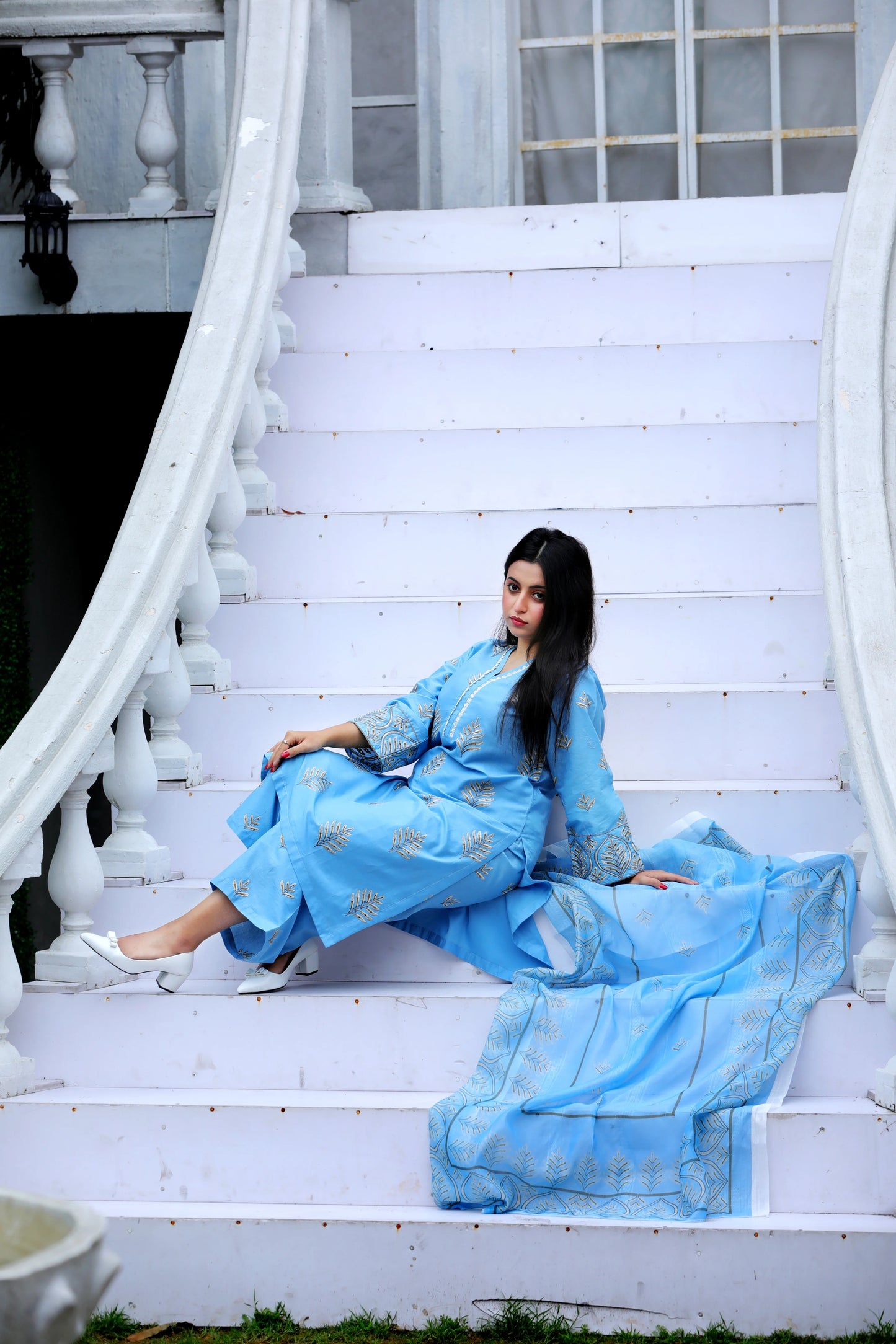 Albina Sky Embroidered 3pcs