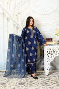 Alisa Navy Embroidered 3Pcs
