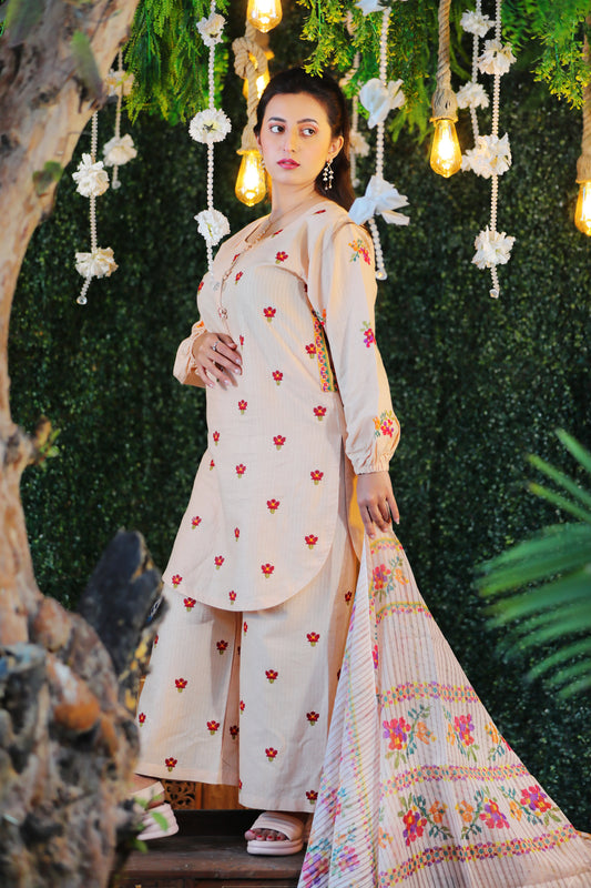 Raisa Skin Embroidered 3Pcs