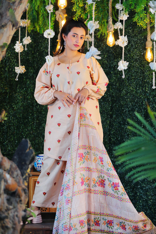 Raisa Skin Embroidered 3Pcs