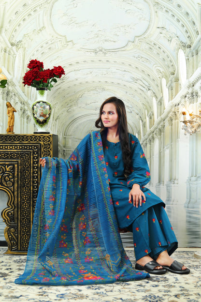 Raisa Zinc Embroidered 3Pcs