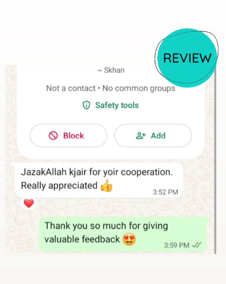 Verified customer