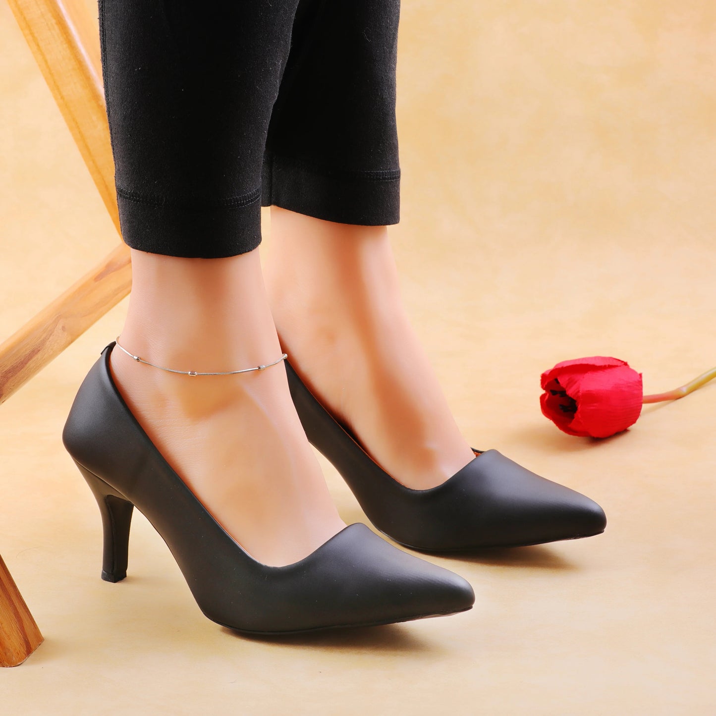 Torres Black women stiletto heels