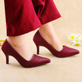 Torres Maroon women stiletto heels
