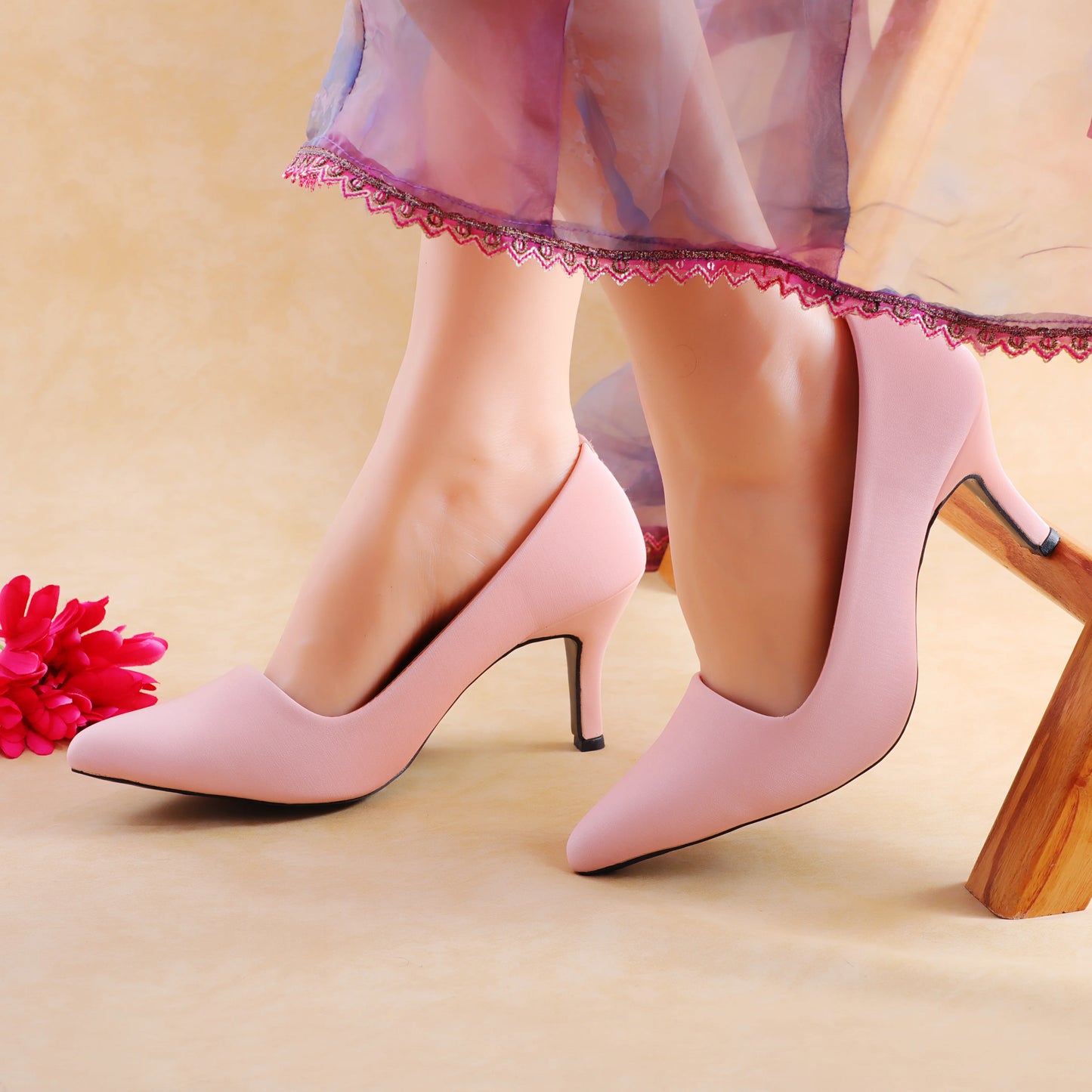 Torres Pink women stiletto heels