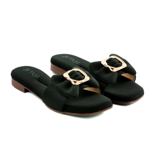 Winnie Black women flat slippers