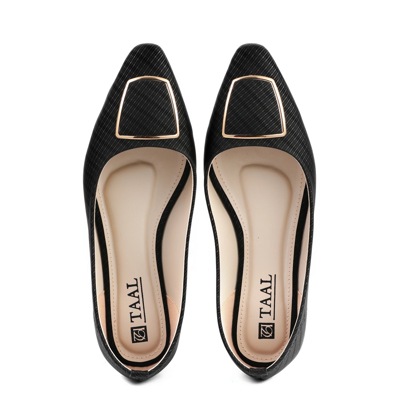 Zyla black Women Flat Pumps
