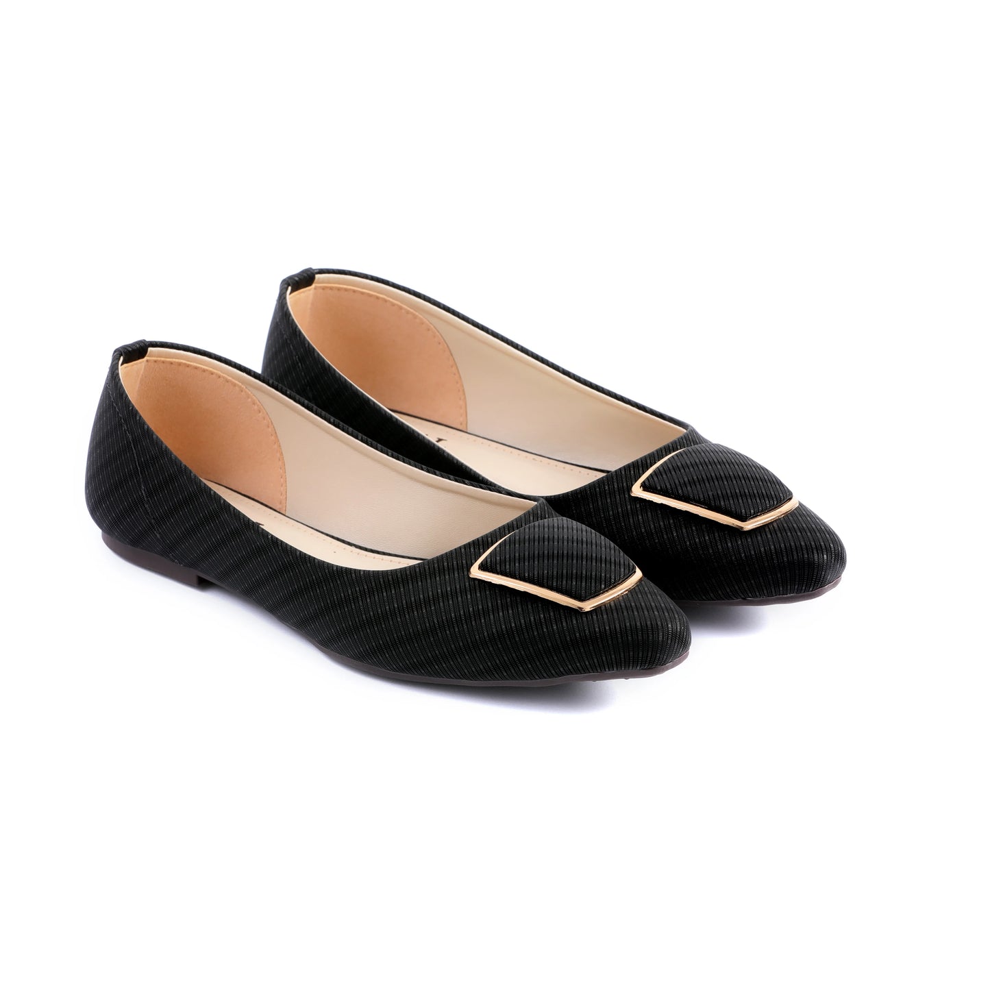 Zyla black Women Flat Pumps