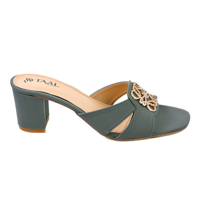 Zylos Grey Women heels