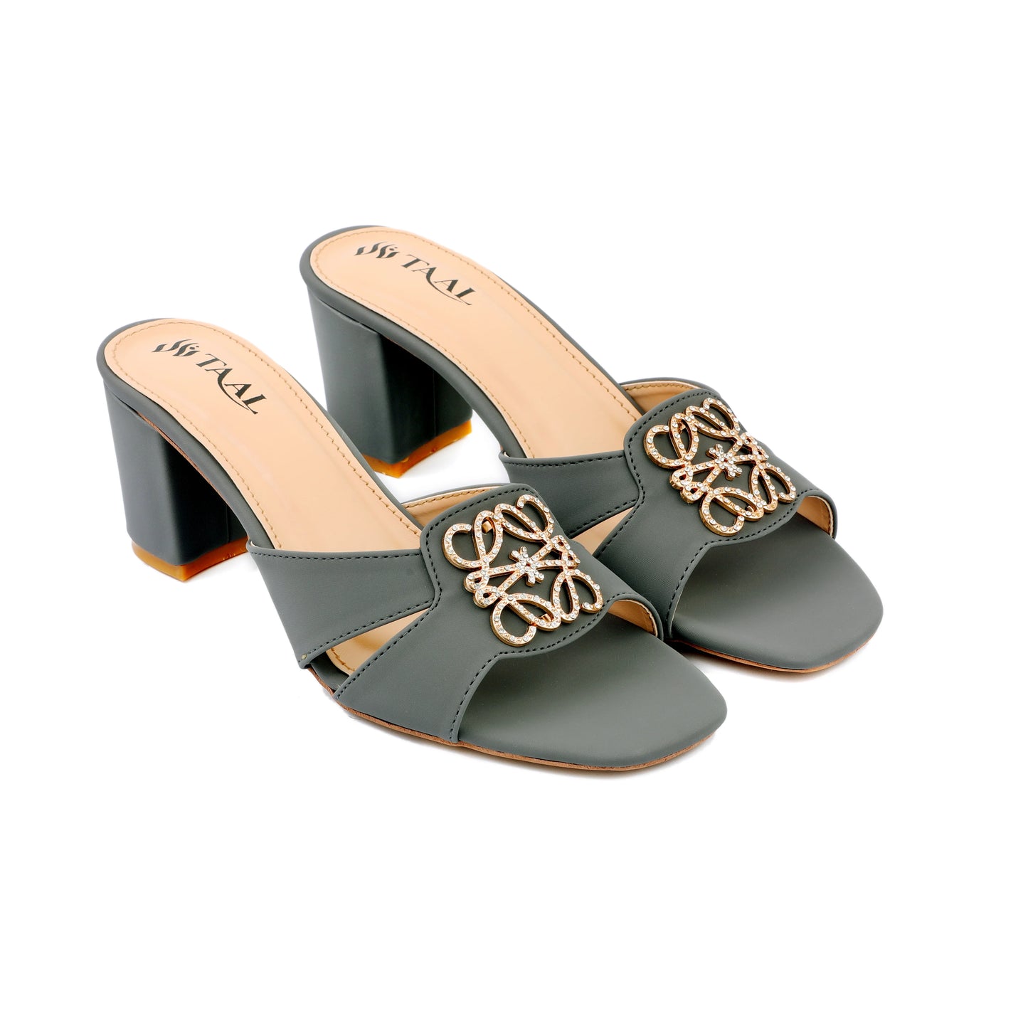 Zylos Grey Women heels